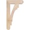 Ekena Millwork Merced Craftsman Smooth Bracket, Douglas Fir, 3 1/2"W x 16"D x 28"H BKT04X16X28MRC04SDF - alternate 4